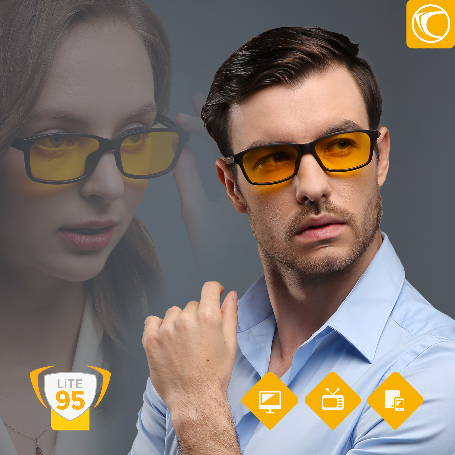 LiTE95 FREiBURG – Brille BluelightProtect