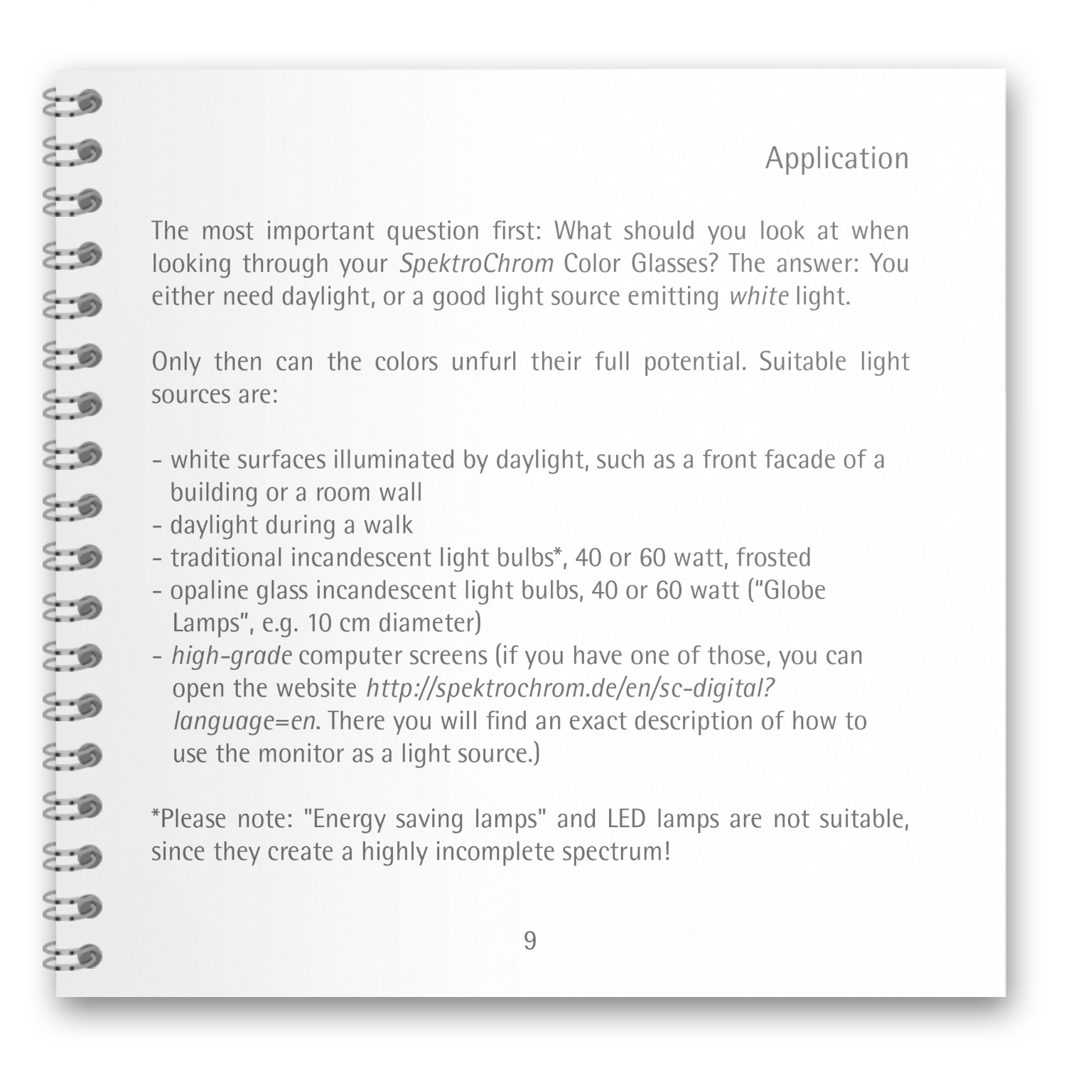 Buch "Manual Color Glasses" (Englisch)