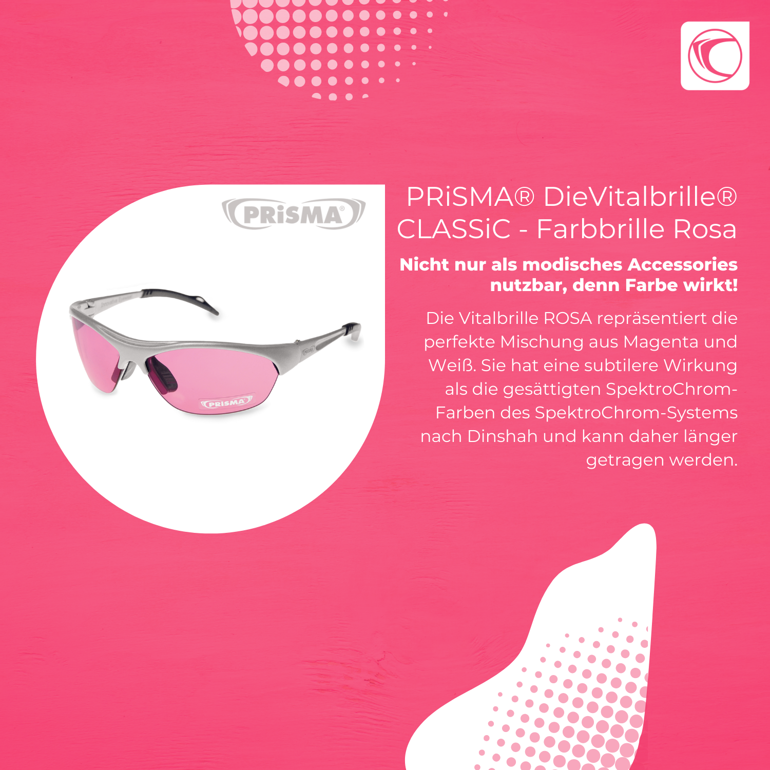 PRiSMA Farbbrille CLASSIC Rosa