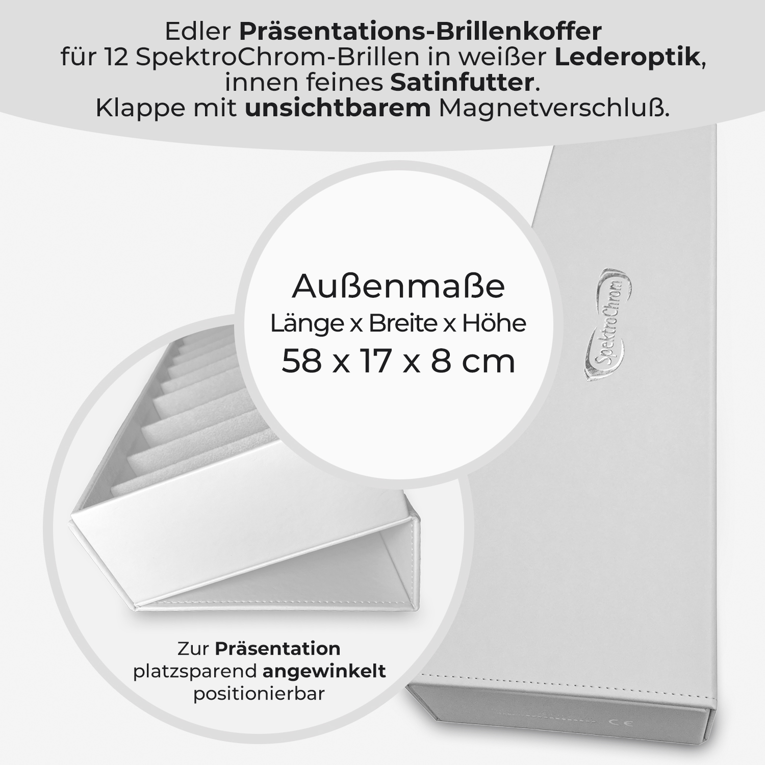 SpektroChrom Komplett-Set – 12 Farbbrillen mit Display-Koffer und Handbuch