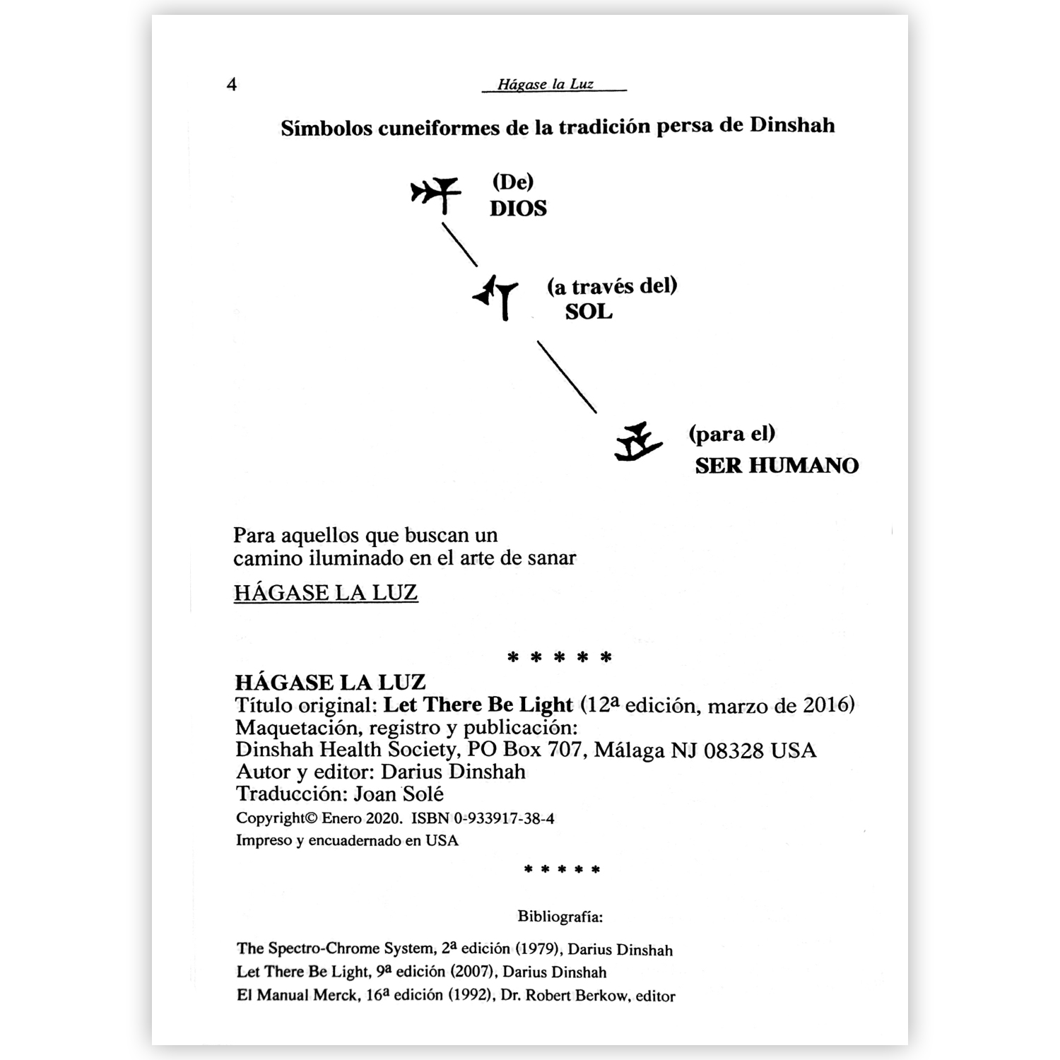 Buch "Hagase la luz" (Spanisch)