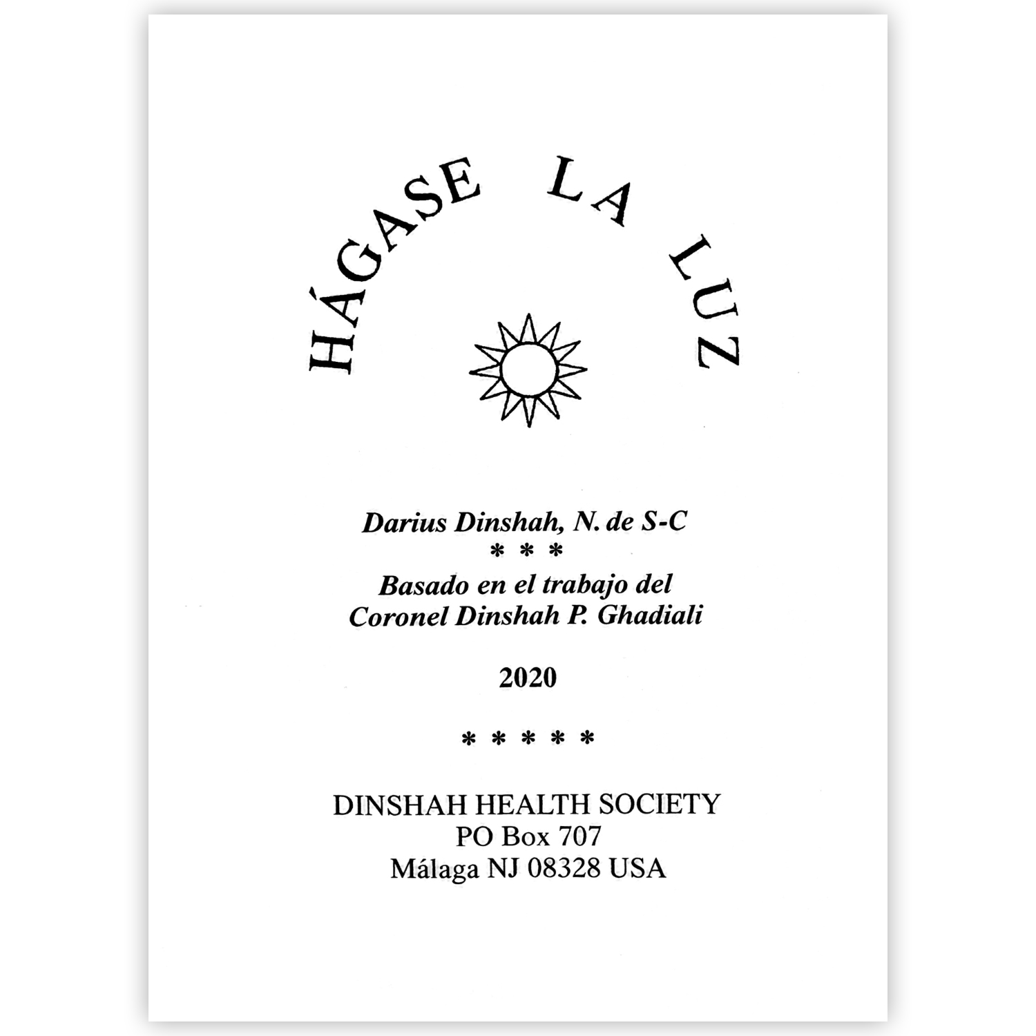 Buch "Hagase la luz" (Spanisch)